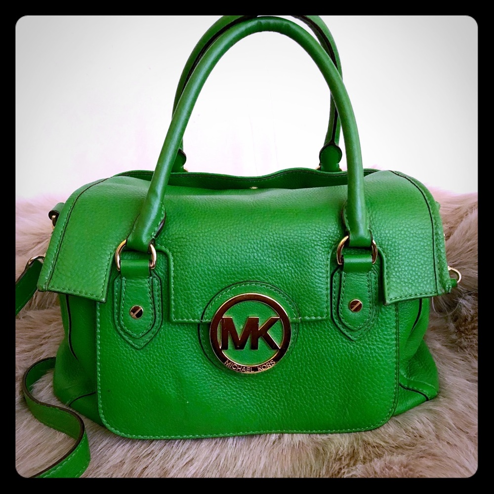 Green Michael kors bag